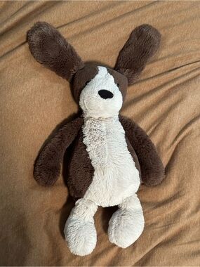 Jellycat Brown and Cream Plush Puppy with Tag